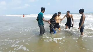 Sea beach masti || masti at sea beach || #dailyvlog