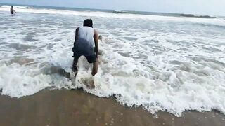 Sea beach masti || masti at sea beach || #dailyvlog