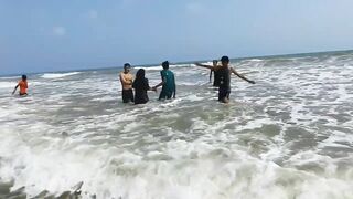 Sea beach masti || masti at sea beach || #dailyvlog