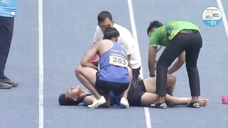 Thailand teen sensation Puripol's 200m title defence ends in heartbreak | Athletics SEA Games 2023