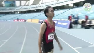 Singapore's Shanti Pereira qualifies for 200m final with time of 24.02s | Athletics SEA Games 2023