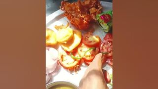 Eating challenge food competition #trending ice cream Sprit Vs Kanda bhajiya batata bhajiya vada