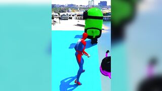 GTA 5 Epic Ragdolls/Spiderman Funny Compilation #151 (GTA5, Euphoria Physics, Funny Moments) #shorts