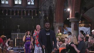 Models of Diversity on the Oxfam catwalk | St Andrews Church | Earlsfield, London | Highlights