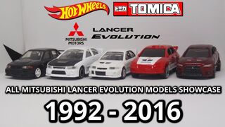 All Tomica & Hot Wheels Mitsubishi Lancer Evolution Models Showcase 1992 - 2016