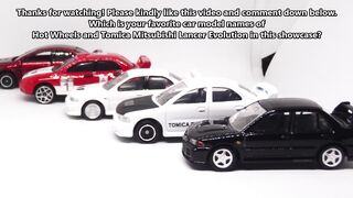 All Tomica & Hot Wheels Mitsubishi Lancer Evolution Models Showcase 1992 - 2016