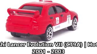 All Tomica & Hot Wheels Mitsubishi Lancer Evolution Models Showcase 1992 - 2016