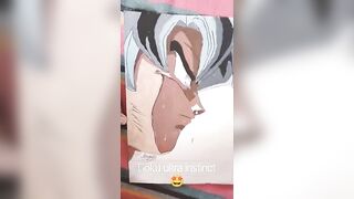 Goku ultra instinct | #shorts #viral #drawing #viral #sketch #art #anime #anime #drawgoku #amv #my