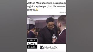 Method’s Man Favorite Hip-Hop Artist Today ???? #shorts #celebrity