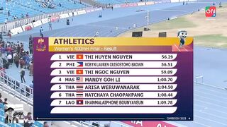 400M Hurdles Womens FINAL [SEA Games Cambodia 2023]