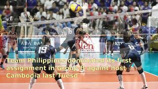 PHILIPPINES vs SINGAPORE • 2023 SEA Games Women's Volleyball • May 11,2023