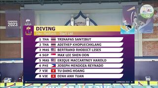 The BEST dives of the Men's 10m Platform Final as Malaysia take 1-2 finish | SEA Games 2023