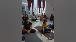 meditation yoga class #shorts #youtubeshorts