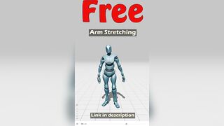 Arm Stretching. Free Mixamo animation for Daz Studio's Genesis 9