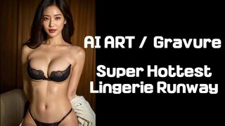 [AI ART] Super Lingerie Runway Show! 온 세상이 란제리 런웨이다! / #ai #ai룩북 #lookbook