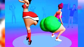 Twerk race 3d | Twerk game all levels (p-34) #mouryagame #gaming