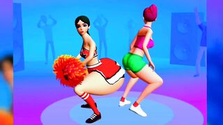 Twerk race 3d | Twerk game all levels (p-34) #mouryagame #gaming