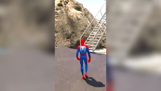 GTA 5 Epic Ragdolls/Spiderman Funny Compilation #424 (GTA5, Euphoria Physics, Funny Moments) #shorts