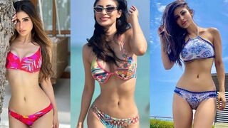 Mouni Roy bikini????photoshoot video | Desi serial actress exposing her body structure in bikinis