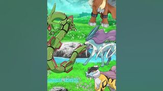 Rayquaza vs legendary Pokemon#anime #viral #animeeditz #ytshort #pokemon #pikachu #ash #rayquaza