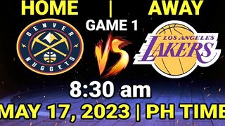 DENVER NUGGETS VS LOS ANGELES LAKERS GAMES SCHEDULE 2023 | WESTERN CONFERENCE FINALS