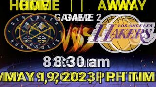 DENVER NUGGETS VS LOS ANGELES LAKERS GAMES SCHEDULE 2023 | WESTERN CONFERENCE FINALS