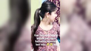 Mera favourite hairstyle #viral #trending #youtubeshorts #hairstyle #shorts #challenge