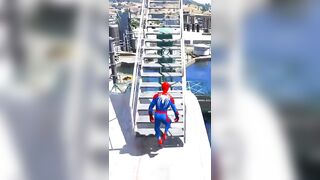 GTA 5 Epic Ragdolls/Spiderman Funny Compilation #436 (GTA5, Euphoria Physics, Funny Moments) #shorts