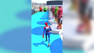 GTA 5 Epic Ragdolls/Spiderman Funny Compilation #436 (GTA5, Euphoria Physics, Funny Moments) #shorts