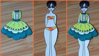 [???????? Paperdiy ????????] paper doll tutorial, Play paper doll compilation, beautiful dress designs #66