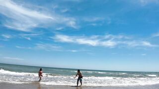 ☀️ BEST Barcelona Beach Spain Badalona 4K 2023 Walking Tour beach walk