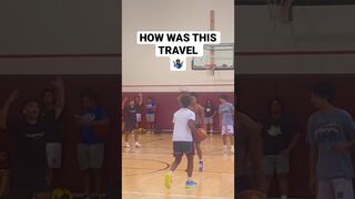 How was this travel #shorts #shortsfeed #basketball #viral