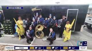 Band trailer stolen from northwest Las Vegas high school campus