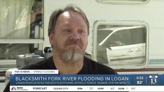 Flooding in Logan leaves trailer park without utilities