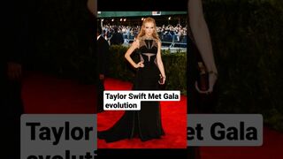 Taylor Swift Met Gala Evolution #taylorswift #music #viral #fashion #celebrity #houtecouture #shorts