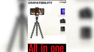 Tripod for Mobile Phone with Phone Mount & Remote, Flexible. 360° घूमने वाली Tripod। #youtubeshorts