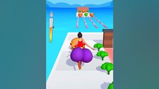 Twerk race 3D game mobile gameplay #shorts