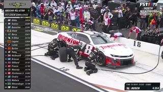 BUSCH, REDDICK AND LARSON PIT STOPS - 2023 NASCAR PIT CREW CHALLENGE AT NORTH WILKESBORO