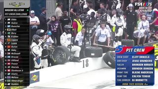 BUSCH, REDDICK AND LARSON PIT STOPS - 2023 NASCAR PIT CREW CHALLENGE AT NORTH WILKESBORO