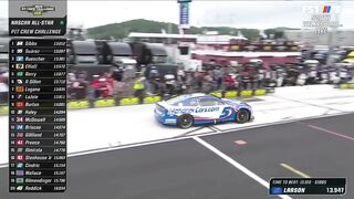 BUSCH, REDDICK AND LARSON PIT STOPS - 2023 NASCAR PIT CREW CHALLENGE AT NORTH WILKESBORO