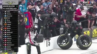 BUSCH, REDDICK AND LARSON PIT STOPS - 2023 NASCAR PIT CREW CHALLENGE AT NORTH WILKESBORO