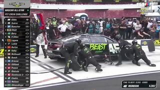 BUSCH, REDDICK AND LARSON PIT STOPS - 2023 NASCAR PIT CREW CHALLENGE AT NORTH WILKESBORO