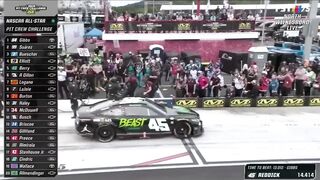 BUSCH, REDDICK AND LARSON PIT STOPS - 2023 NASCAR PIT CREW CHALLENGE AT NORTH WILKESBORO