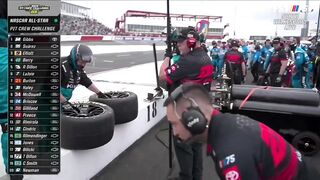 BUBBA WALLACE PIT STOP - 2023 NASCAR ALL-STAR PIT CREW CHALLENGE AT NORTH WILKESBORO