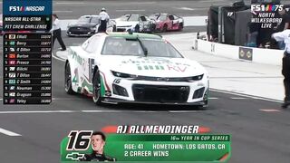 CHASE ELLIOTT PIT STOP - 2023 NASCAR ALL-STAR PIT CREW CHALLENGE AT NORTH WILKESBORO