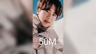 Top 7 BTS member most followers on instagram #bts