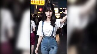 4K AI ART , FASHION SHOW LOOKBOOK MODELS | The Cute Girl Style video