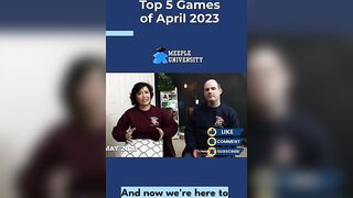 Top 5 or 10 Games April 2023????❤️ Categories and intro #shorts #boardgames