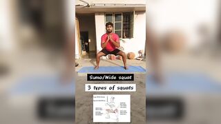 3 Different Squat Target #fittness #shorts #exercise #squat #stretching #health #viral #trending