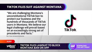 TikTok sues Montana over ban on app